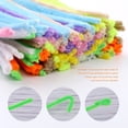 thumbnail image 3 of 300 PCS Pipe Cleaners Craft Set, 200 Chenille Stems Creative Craft Pipe Cleaners, 100 Pcs Craft for Christmas Easter Crafts Decorations, Boutiques, Sewing, Weddings, Home, 3 of 5