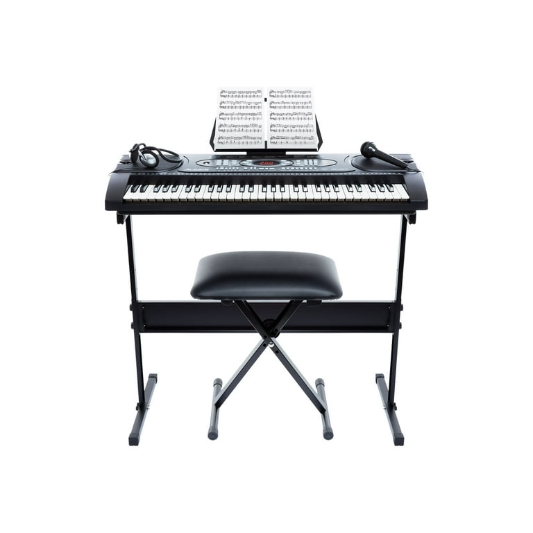 Alesis Melody 61| 61-Key Portable Keyboard with Stand, Bench, Headphones, and Microphone Alesis Melody 61| 61-Key Portable Keyboard with Stand, Bench, Headphones, and Microphone