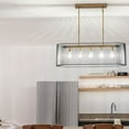 thumbnail image 4 of 44168BK Kichler Lighting Linara - 5 Light Linear Chandelier - With Contemporary Inspirations - 12.5 Inches Tall By 12 Inches Wide, 4 of 6