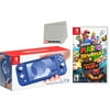Nintendo Switch Lite 32GB Handheld Video Game Console in Blue with Super Mario 3D World + Bowser’s Fury Game Bundle