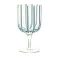thumbnail image 4 of Creative Co-Op 5.75 Inches Glass Stemware with 4 Various Stripes Design, Multicolor, Set of 12, 4 of 5