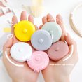 thumbnail image 4 of Solid Color Tape Measure, Portable Soft Meter Ruler For Safe, Flexible Retractable Measuring Tape for Body Measurement,Tape For Sewing Tailor Craft Cloth Fabric,Size: 5.2x5.2CM, 4 of 6