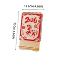 thumbnail image 3 of Mini Calendrier de Bureau 2026 Calendrier de Bureau, 13 Pages Calendrier de Bureau Festif Rouge avec Support pour Planification Toute l'Année Rkxzt, 3 of 9