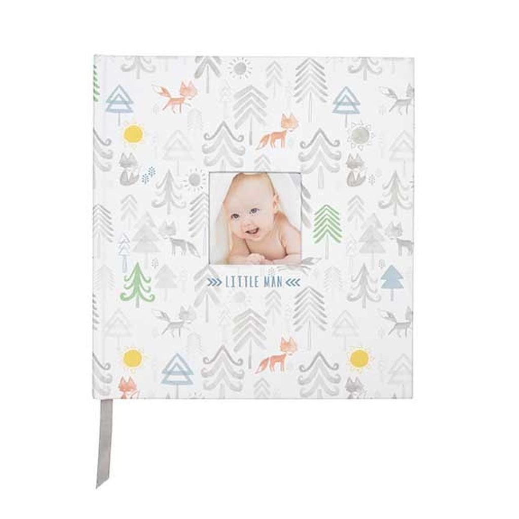 New C.R. Gibson Baby Boy's First 5 Years Bound Memory Book, Little Man