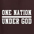 thumbnail image 5 of Wild Bobby One Nation Under God Inspirational/Christian Women Tri-Blend Racerback Tank Top, Brown, Small, 5 of 5