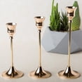 thumbnail image 4 of 3pcs/set Metal Candelabra Candle Holder Wedding Table Centerpieces Stand Candelabrum Desktop Home Decor, 4 of 14