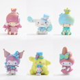 thumbnail image 2 of 6pcs/Set Anime Hello Kitty Kuromi My Melody Cinnamoroll PVC Action Figures Model Doll Pendent Ornament Toys For Children Gift, 2 of 4
