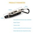thumbnail image 4 of Buspoll Phillips screwdriver keychain tool flat screwdriver and nutdriver hex wrench hand tool, 4 of 4