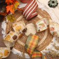 thumbnail image 4 of Cinta decorativa de arpillera de otoño, alambrada, 6 m, 4 rollos, 4 of 7