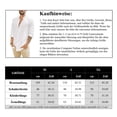 thumbnail image 5 of Camisa de hombre con botones, camisas casuales, camisa de verano de corte regular, 5 of 5
