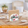 thumbnail image 6 of Yayeee Napkin Holder for Table Set of 2 Kitchen Paper Tissue Organization, Christmas Train, 6 of 8