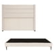 thumbnail image 2 of Colchón Restonic King Size Trini + Box Base Cama Slim + Cabecera Lugo Crema + Almohada 2Pack + Protector Cloud + Sabanas Softy + Edredon Homy, 2 of 8
