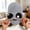 Gray, variant on Unisex Winter Knit Ski Hat with Built-in Goggles & Detachable Face Flap, Windproof Fleece Lined Aviator Beanie, Cold Weather Outdoor Cap for Skiing Cycling Commuting Men Women Khaki