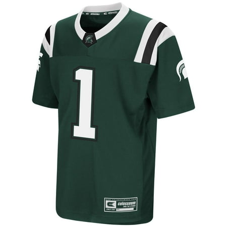 - Michigan State University Youth Football Jersey Replica Jersey Tee
