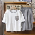 thumbnail image 2 of Ensemble de Pyjama pour Tout-Petit, Chandail à Enfiler Décontracté à Col Rond, Tenue d'Été Douce, Pyjama Preppy pour Filles 2T 3T, 2 of 5