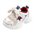 thumbnail image 2 of Kids Running Shoes, Basketball Shoes, Boys Tennis Shoes, Kids Shoes, Kids Fashion Chunky Sneakers for Girls Trendy Mesh Sport Shoes Toddler Sneakers for Walking Running, Red US-6C/EU-22, 2 of 7