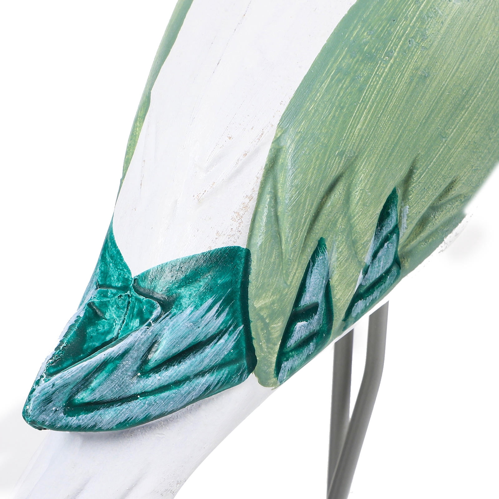 LOLIPPYY Set of 2 Wooden Seagull Bird Sculptures for Home and Garden Decor, Natural Style Coastal Atmosphere