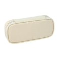 thumbnail image 2 of White Pencil Case, Portable Oxford Fabric Stationery Organizer Bag, Waterproof Wear Resistant Storage Pouch, Large Capacity Supply Holder Office Work, Travel Business and Little Ones Daily Storage, 2 of 6