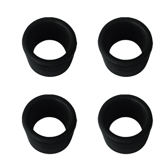 4Pcs Black Rubber Rod Holder Insert Protector Rod Accessories