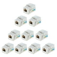thumbnail image 1 of lionlar 10 pack de Cat6 Cat5e Jack Réseau LAN Module Snap-In Port Punch Down, 1 of 9