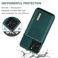 thumbnail image 5 of SaniMore Case for iPhone 14 Pro 6.1", PU Leather Case Soft TPU Inner Detachable Magnetic Folding Wallet Card Slots Kickstand Anti-drop Shockproof 360°Protection Case For iPhone 14 Pro, Green, 5 of 9