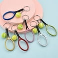 thumbnail image 3 of Yazoeia Key Ring 3 Cute Imitation Tennis Rackets Keychainsbackpack Handbagskey Chainscar Key Rings CJC912-200247, 3 of 5