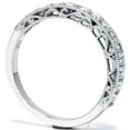 thumbnail image 3 of Pompeii 1/2ct Vintage Diamond Wedding Ring 14K White Gold (G/H,I1), 3 of 4