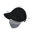 thumbnail image 2 of Female Lady Girl Women Peaked Caps Breathable Adjustable Cap Sunshade Hat Sun Visor Hats Baseball Cap Duck Tongue Cap Fisherman Hat Sun Hat KHAKI, 2 of 8