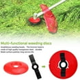 thumbnail image 3 of Andvari Universal Weed Cutting Disk Universal Weed Eater Blade Heavy-duty Replacement Weeding Disc for Grass Trimmer Durable Single-blade Design Efficient, 3 of 8