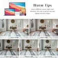 thumbnail image 2 of Balacho Bohemian Tribal Geometric Star Faux Wool Area Rug, 5' x 8', Gray, 2 of 8