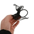 thumbnail image 5 of Unique Bargains 1 Pc Grace Solid Bow Ribbon Hair Elastic Band Black, 5 of 5