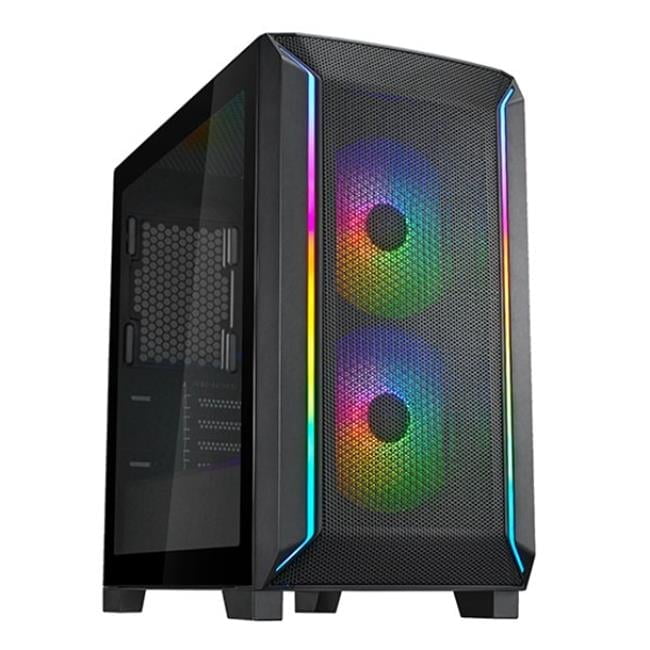 Fara 312Z High Airflow & High Capacity Matx Gaming Chassis, Black