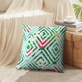 thumbnail image 3 of LALILO Throw Pillow Covers Animal Tropical Flowers And Leaves Striped Cushion Cover 18" x 18", 2 Pack, 3 of 6
