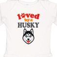 thumbnail image 4 of Inktastic Husky Dog Lover Boys or Girls Long Sleeve Baby Bodysuit, 4 of 5