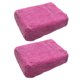 thumbnail image 1 of 2 piezas guante de lavado de coches guante de absorción suave cepillo de limpieza de coche alto esponja de lavado, 1 of 5
