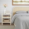thumbnail image 2 of New Pacific Direct Layne Nightstand/Side Table in Whitewash, 2 of 7