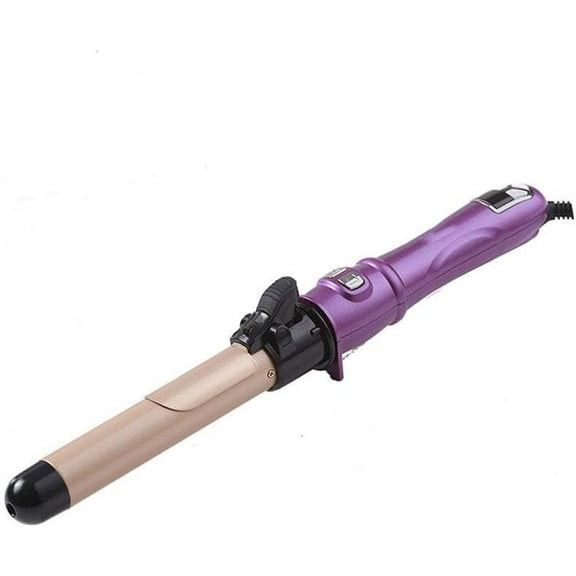 Rotating Electric Curling Iron Automatic Hair Curler Stick Ceramic Roll Curling 360-degree Automatic Rotation Styling Tools (Color : D) (D)