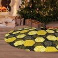 thumbnail image 6 of Yiaed Geometric Pattern with Bee Print Christmas Tree Skirt , Tree SkirtsTree Mat for Christmas Winter Holiday Indoor Decorations-36", 6 of 7