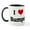 White/Black Inside, variant on CafePress - I Love Bumpa Mug - 11 oz Ceramic Mug - Novelty Coffee Tea Cup