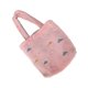 thumbnail image 2 of Bolso de hombro con bordado de nube bonita de pelo para mujer, bolso de lona elegante e informal para estudiante, tamaño libre, color rosa, 2 of 8