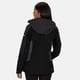 thumbnail image 2 of Regatta - Chaqueta Impermeable Oklahoma VI para Mujer (Negro, Ceniza) Regatta UTRG5808_blackash, 2 of 6
