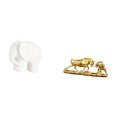 thumbnail image 1 of Figura de elefante,Figura decorativa de elefante estilo Feng Shui para el hogar,Estatua de escritorio,Estatua decorativa de figura de lucha de toro y oso,Colección de esculturas de, 1 of 7