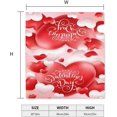 thumbnail image 5 of Happy Valentines Day Mailbox Cover Magnetic Standard Size 18" X 21", Red Heart Love Valentine''s Day Mailbox Wraps Post Letter Box Cover Garden Yard Outdoor Decorations, 5 of 6