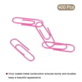 thumbnail image 3 of Unique Bargains Paper Clips 1.1 Inch Vinyl Coated with Box for Office Home Pink Count 400, 3 of 6
