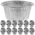 thumbnail image 3 of 100Pcs Cupcake Baking Cups Party Gathering Aluminium Foil Baking Cups Pudding Containers, 3 of 3