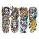 thumbnail image 1 of Tatuajes falsos desechables Tatuajes de hombro impermeables realistas para la mano del cuerpo de la cara JShteea  Libre de BPA, 1 of 9
