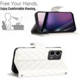 thumbnail image 4 of for Motorola Moto G Stylus 5G 2023 Wallet Case, Elegant Card Holder Cash Slot PU Leather Kickstand Wrist Strap Wallet Shockproof Protective Flip Women Girls Case Cover for Moto G Stylus 5G 2023, White, 4 of 7