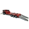 thumbnail image 3 of 1/16 Bruder Red Tri-axle Low Loader Trailer and Dolly 42823-Kit, 3 of 4