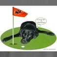 thumbnail image 3 of CafePress - Black Lab Golfer Ash Grey T Shirt - Mens Comfort Colors Shirt, 3 of 5
