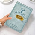 thumbnail image 4 of Linnome A5 Deer Head Lockable Diary with Combination Notepad Business Style Thickened Journal for Work Planning 8.7x5.9in Z1-Blue, 4 of 6